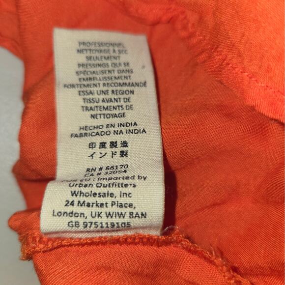 Free People Women XS Mini dress Celeste Orange Sequin Stars Celestial Event Prom - Picture 13 of 15